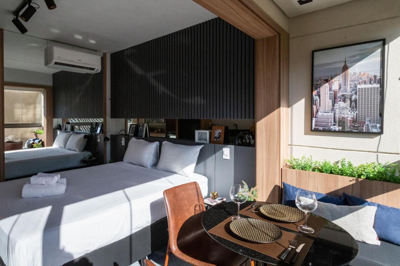 Studio Em Condominio Alto Padrao Na Bela Cintra *